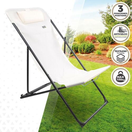 Liggende lounder Aktive Hvid 53 x 87 x 78 cm (4 enheder)
