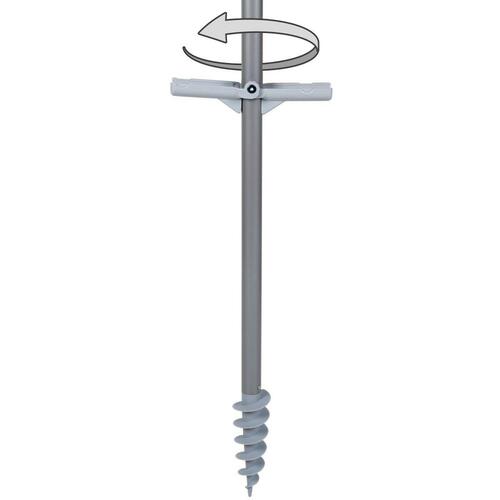 Parasol Aktive Blå Polyester Aluminium 220 x 225 x 220 cm (6 enheder)