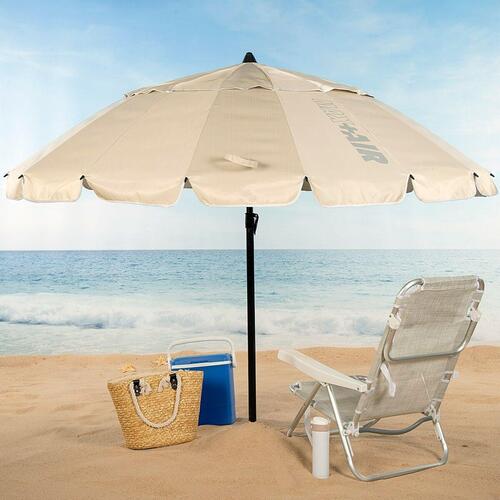 Parasol Aktive Flødefarvet Aluminium 240 x 235 x 240 cm (6 enheder)
