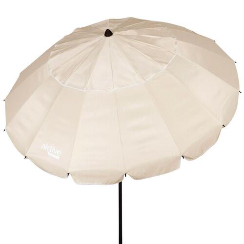 Parasol Aktive Flødefarvet Aluminium 240 x 235 x 240 cm (6 enheder)