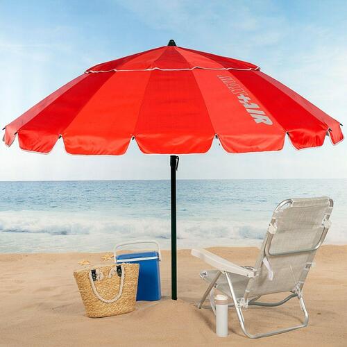 Parasol Aktive Rød Aluminium 240 x 235 x 240 cm (6 enheder)
