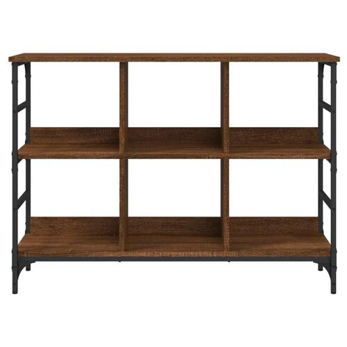 Skænk 102x32x73,5 cm konstrueret træ brun egetræsfarve