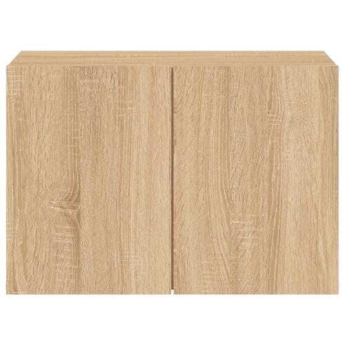Væghængt tv-bord 60x30x41 cm sonoma-eg