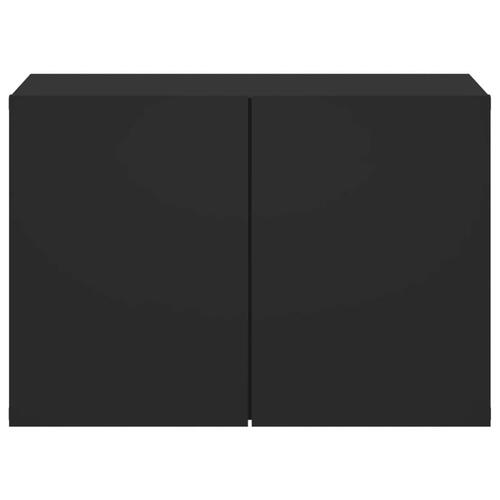 Væghængt tv-bord 60x30x41 cm sort