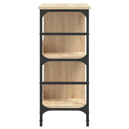 Skænk 102x32x73,5 cm konstrueret træ sonoma-eg