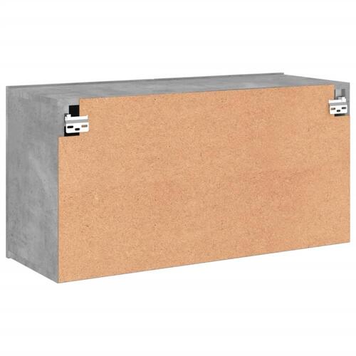Væghængt tv-bord 80x30x41 cm betongrå