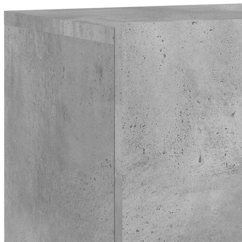 Væghængt tv-bord 80x30x41 cm betongrå
