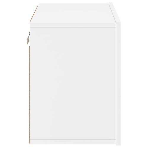 Væghængt tv-bord 60x30x41 cm hvid