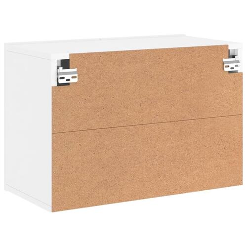 Væghængt tv-bord 60x30x41 cm hvid