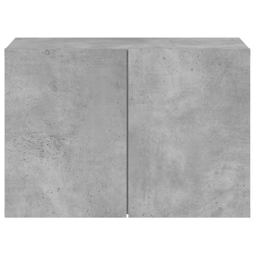 Væghængt tv-bord 60x30x41 cm betongrå
