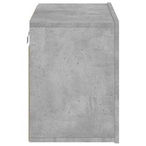 Væghængt tv-bord 60x30x41 cm betongrå