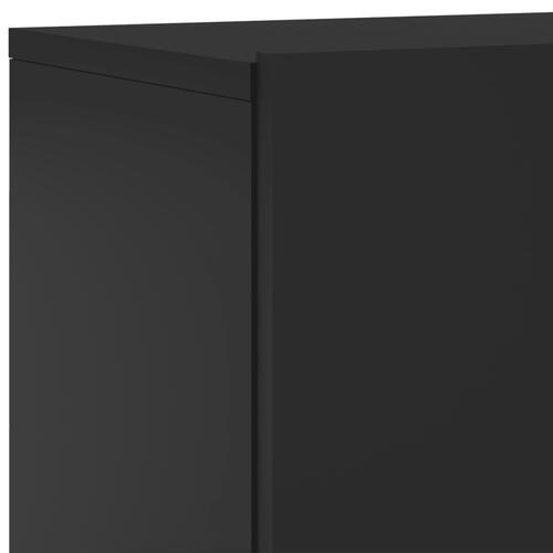 Væghængte tv-borde 2 stk. 60x30x41 cm sort