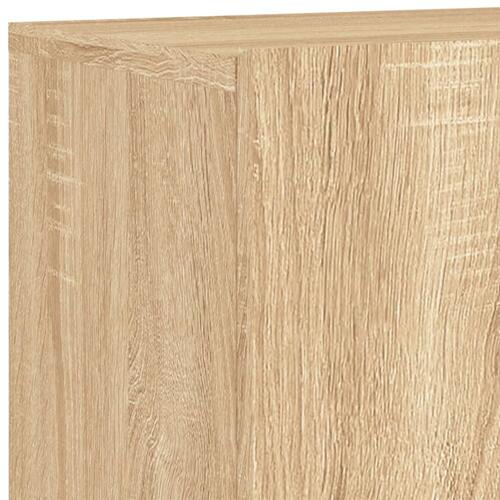 Væghængte tv-borde 2 stk. 80x30x41 cm sonoma-eg