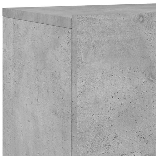Væghængte tv-borde 2 stk. 60x30x41 cm betongrå