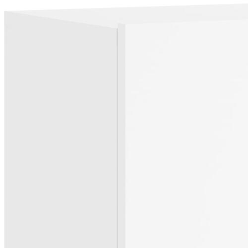 Væghængte tv-borde 2 stk. 80x30x41 cm hvid