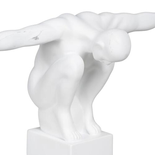 Dekorativ figur Hvid 39 x 15,5 x 19 cm