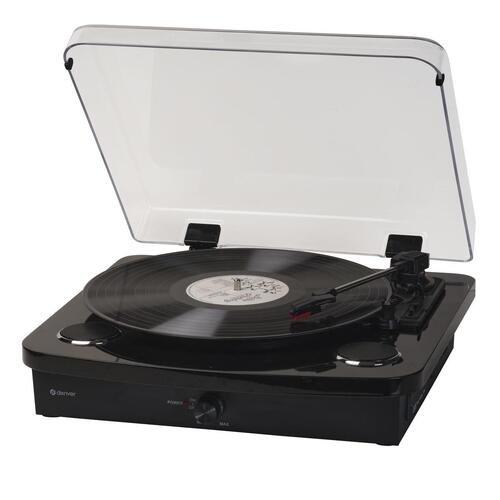 Pladespiller Denver Electronics VPL-230B Sort