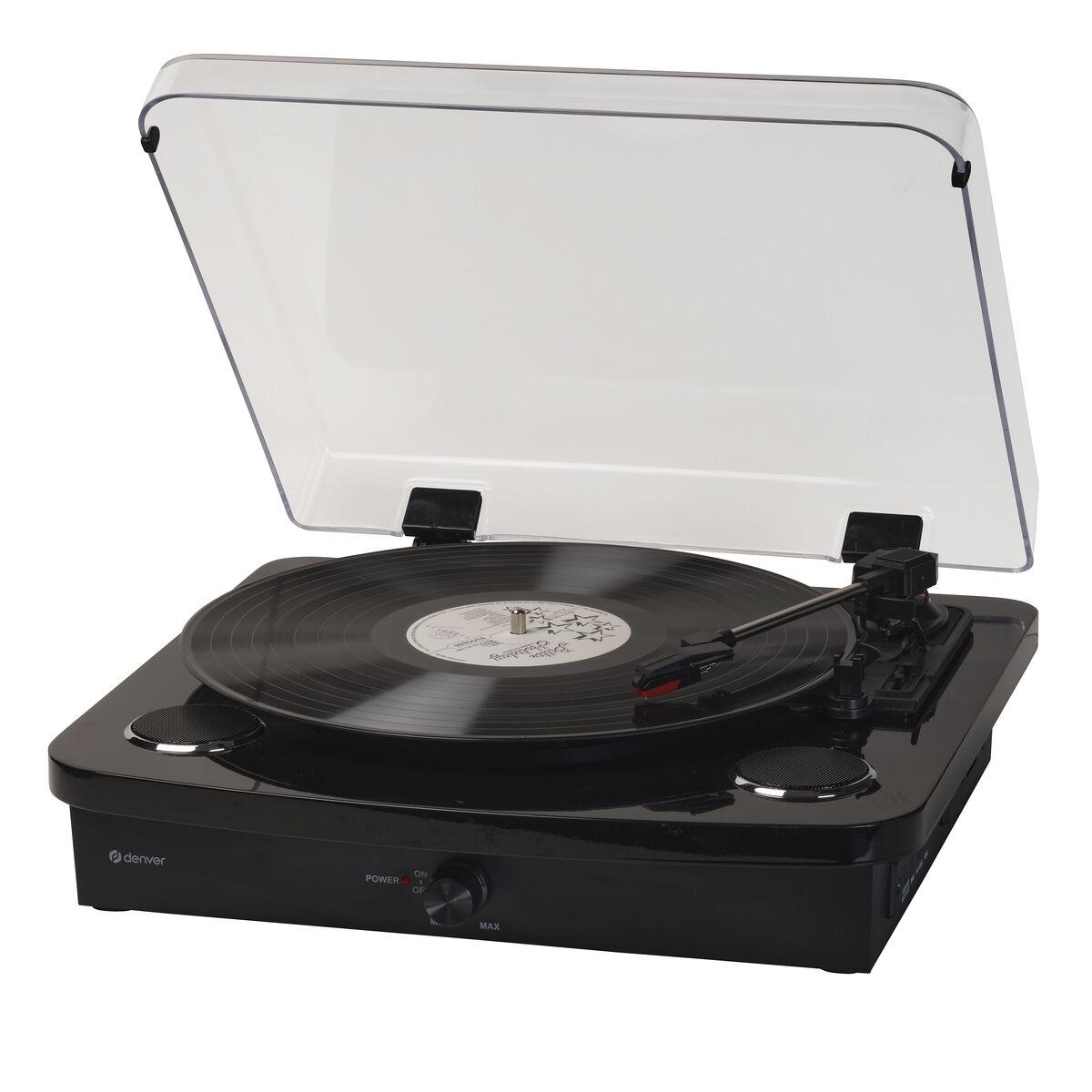 Pladespiller Denver Electronics VPL-230B Sort