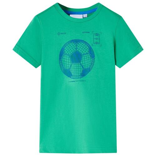 T-shirt til børn str. 104 grøn