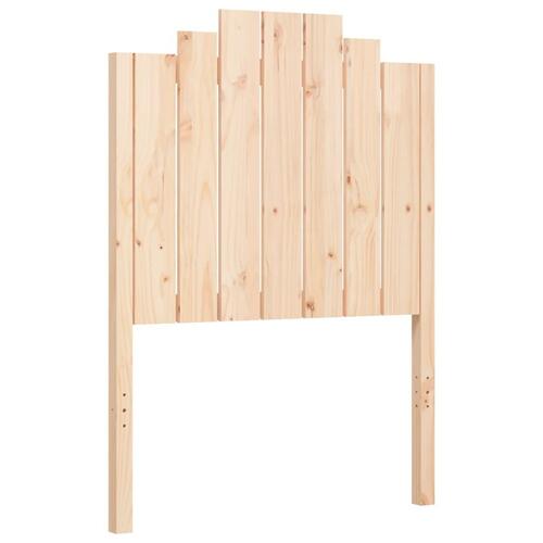 Sengeramme med sengegavl Small Single massivt træ