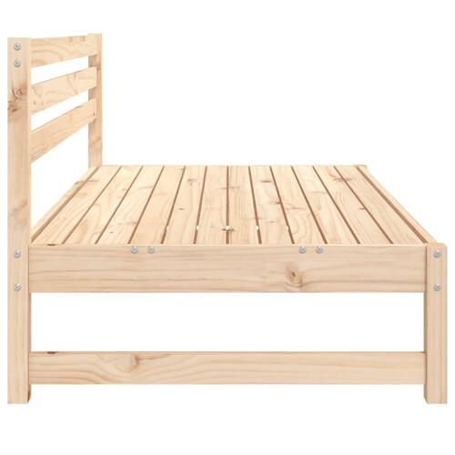 Midtermodul til havesofa 120x80 cm massivt fyrretræ