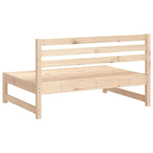 Midtermodul til havesofa 120x80 cm massivt fyrretræ