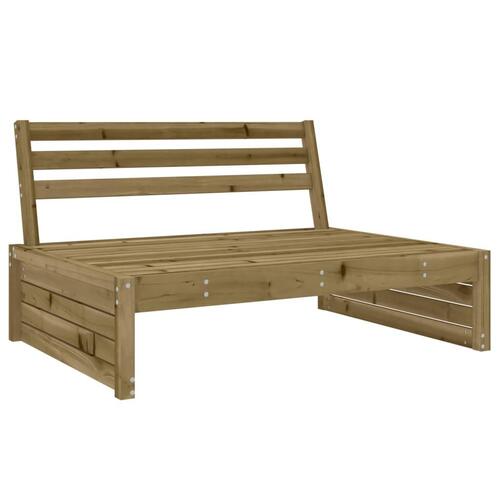 Midtermodul til havesofa 120x80 cm imprægneret fyrretræ