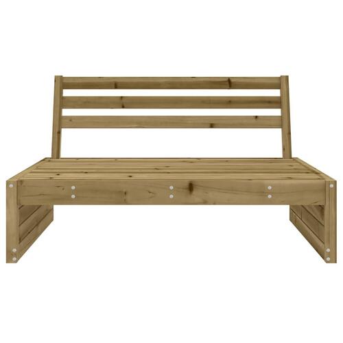 Midtermodul til havesofa 120x80 cm imprægneret fyrretræ