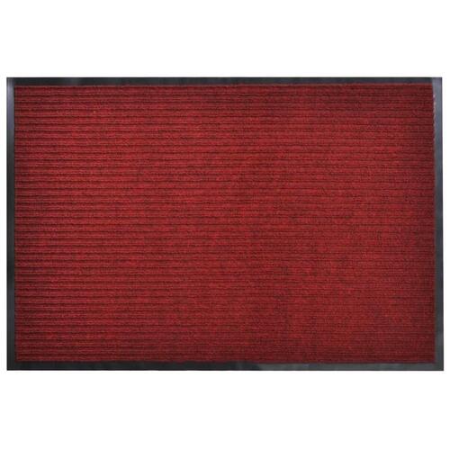 Rød PVC Dørmåtte 90 x 120 cm