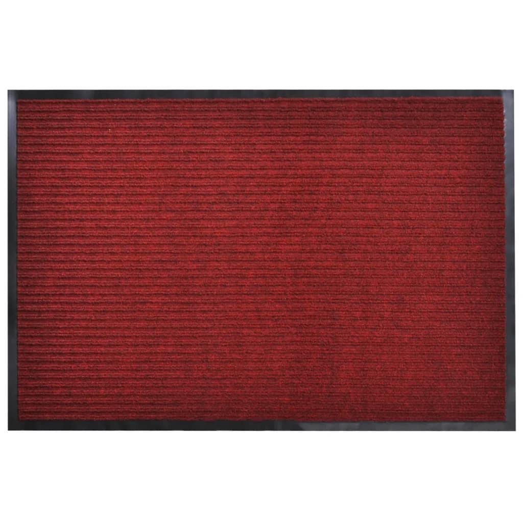 Rød PVC Dørmåtte 90 x 120 cm