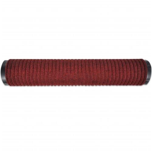 Rød PVC Dørmåtte 90 x 120 cm