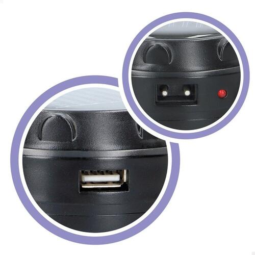 Camping-lampe Aktive Sort (6 enheder)