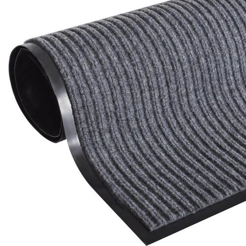 Dørmåtte PVC 90 x 60 cm grå