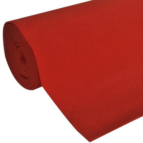 Rød løber 1x5 m ekstra tung 400 g/m2