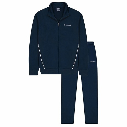 Sportstøj til voksne Champion Full Zip Suit Blå Mænd M (OUTLET A+)