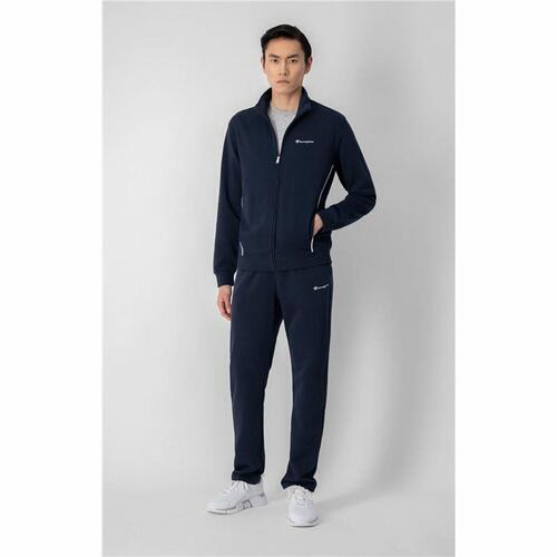 Sportstøj til voksne Champion Full Zip Suit Blå Mænd M (OUTLET A+)