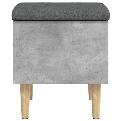 Skobænk 42x42x46 cm konstrueret træ betongrå