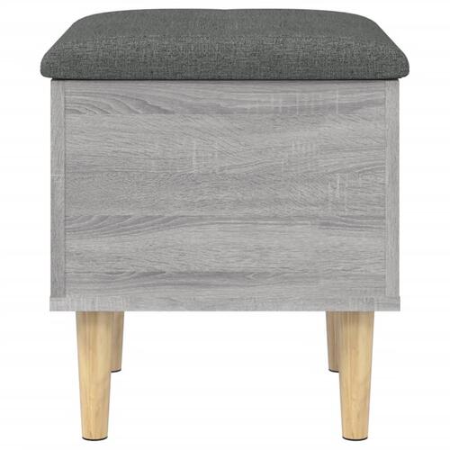 Skobænk 42x42x46 cm konstrueret træ grå sonoma-eg