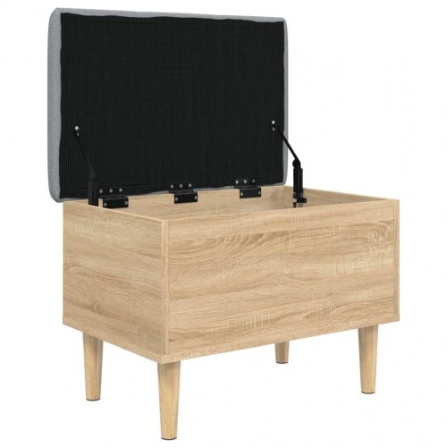 Skobænk med opbevaring 62 x 42 x 46 cm i sonoma-eg