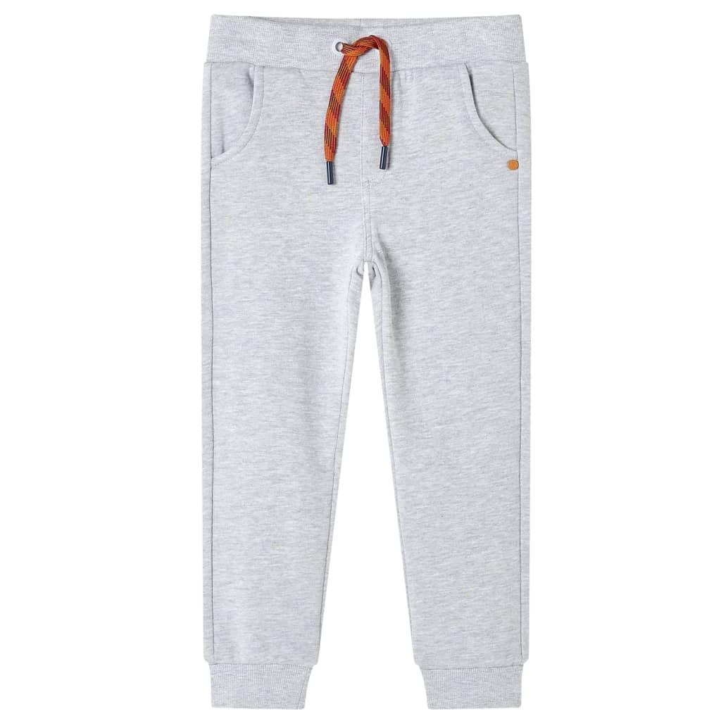 Joggingbukser til børn str. 128 gråmeleret