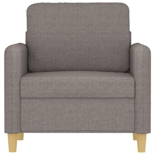Lænestol 60 cm stof gråbrun