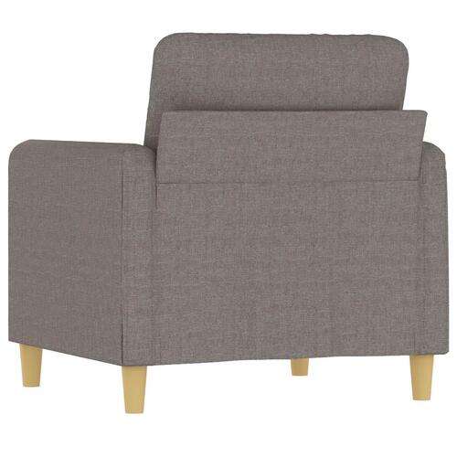 Lænestol 60 cm stof gråbrun