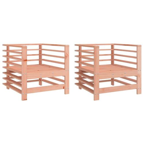 Havestole 2 stk. massivt douglasgran