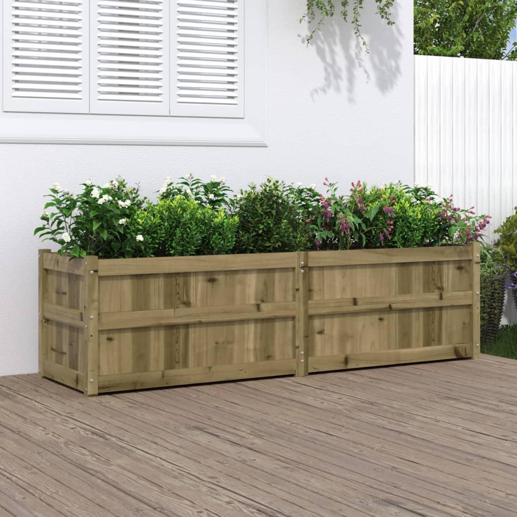 Plantekasse 180x50x50 cm imprægneret fyrretræ
