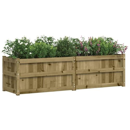 Plantekasse 180x50x50 cm imprægneret fyrretræ