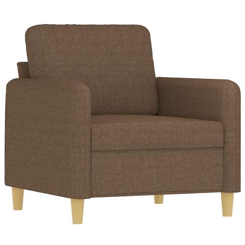 Lænestol 60 cm stof brun
