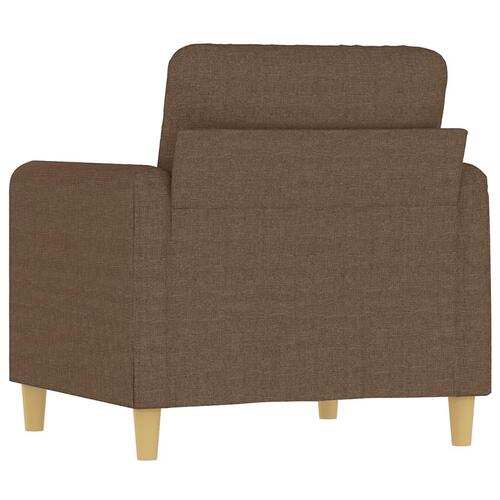 Lænestol 60 cm stof brun