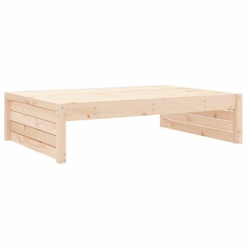 Udendørs fodskammel 120x80 cm massivt fyrretræ