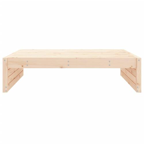 Udendørs fodskammel 120x80 cm massivt fyrretræ