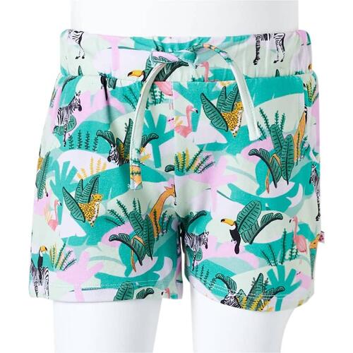 Shorts til børn str. 116 med snor mintgrøn